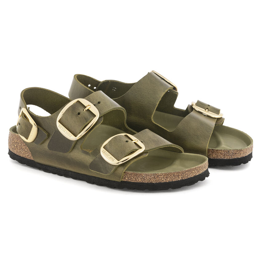Milano Big Buckle Oiled Leather B-51441