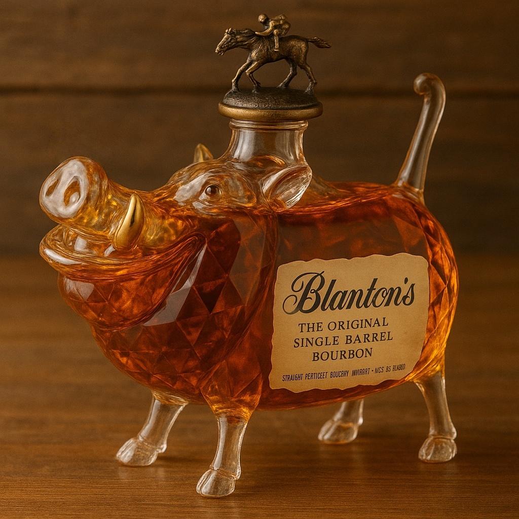 Pumbaa Bourbon Beasts Whisky Bottle