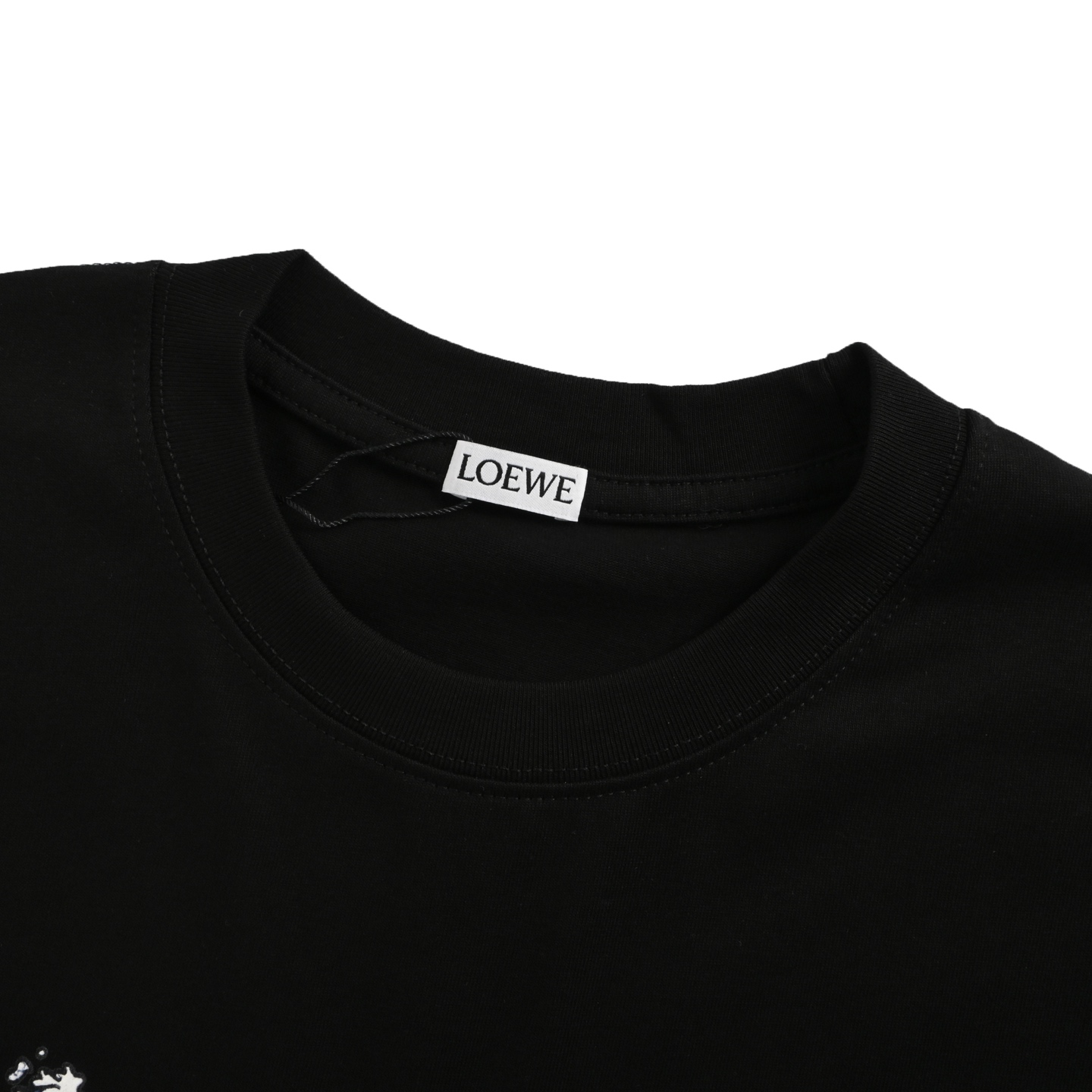 Loewe 25ss wave logo print short sleeves