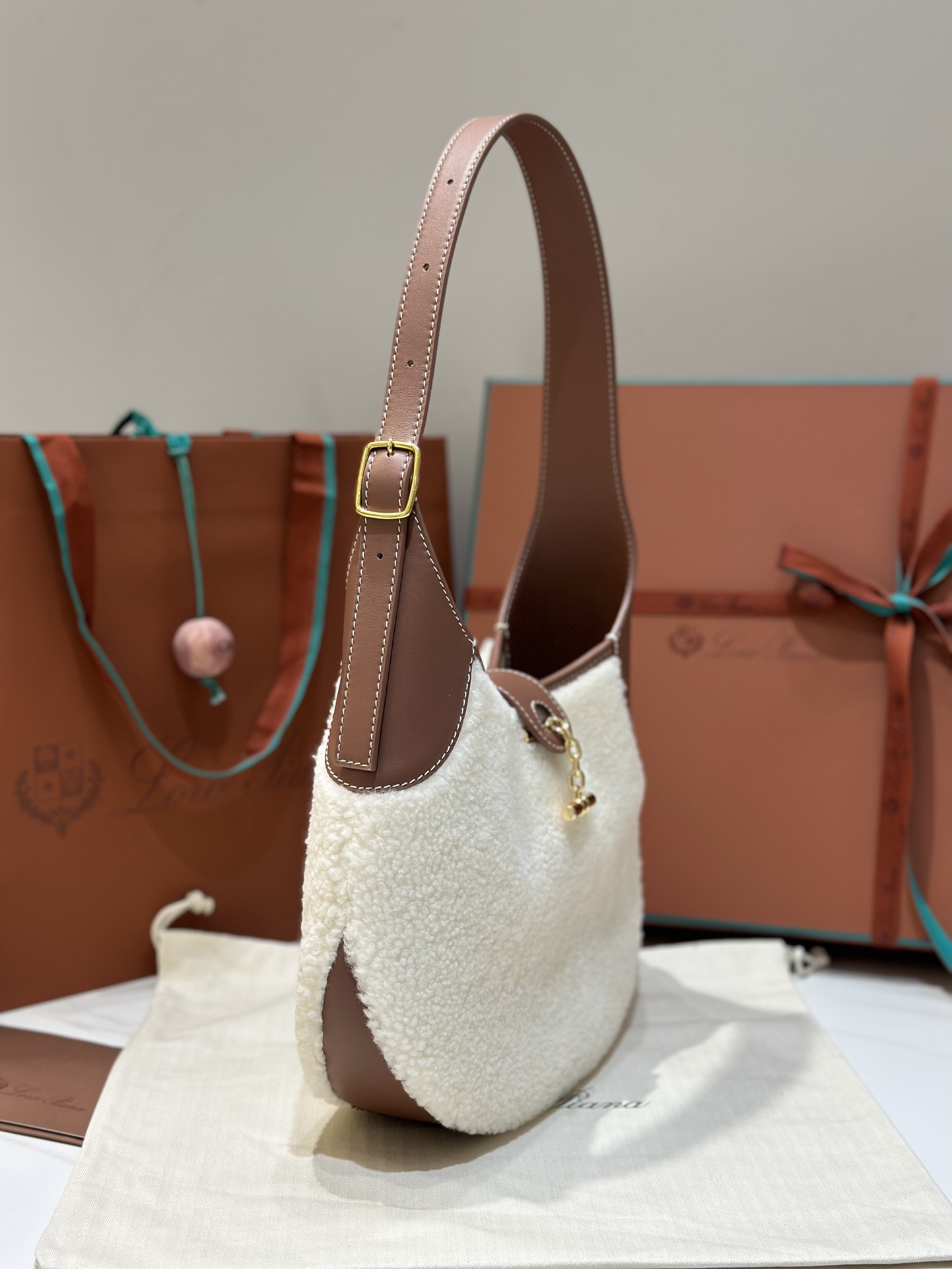 Loro Piana Bobbin Underarm Bag