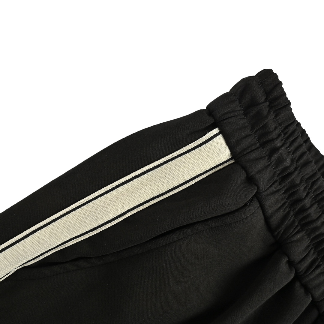 Louis Vuitton 24Fw wide-leg trousers with pin-stitched straps