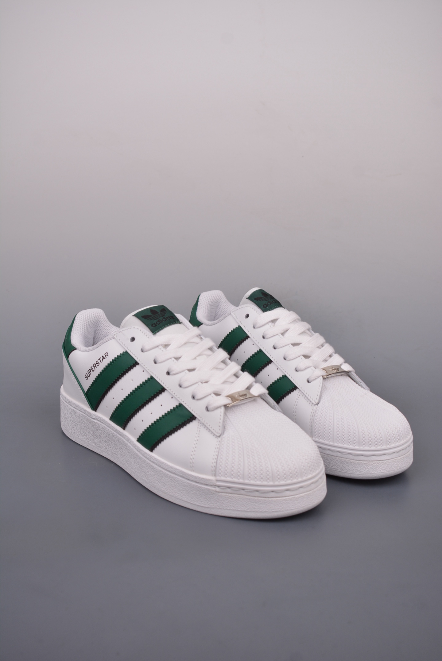 Adidas Originals SUPERSTAR XLG W White Green  IE0760