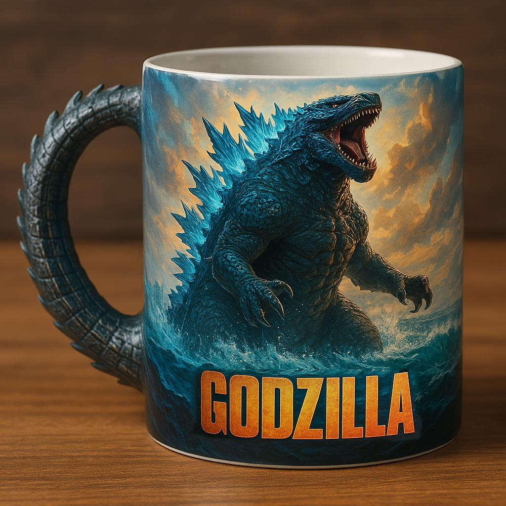 Godzilla Handle Mug