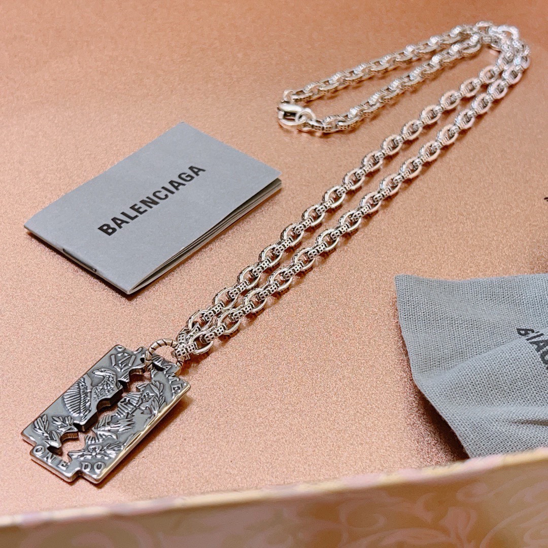 Balenciaga Blade Chain Necklace