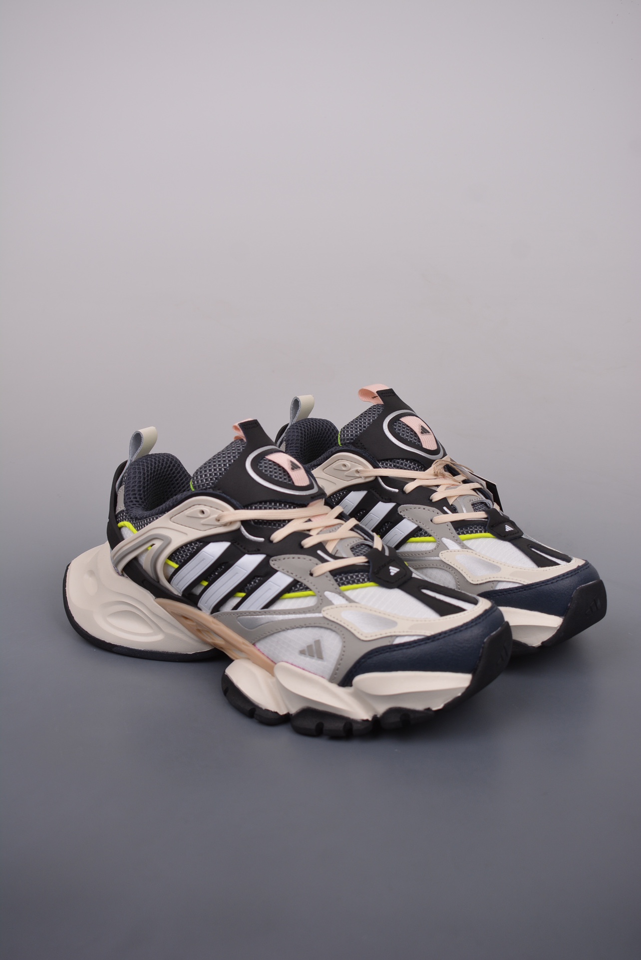 Adidas XLG Runner Deluxe Beige Dark Gray Orange Pink Green IH7796
