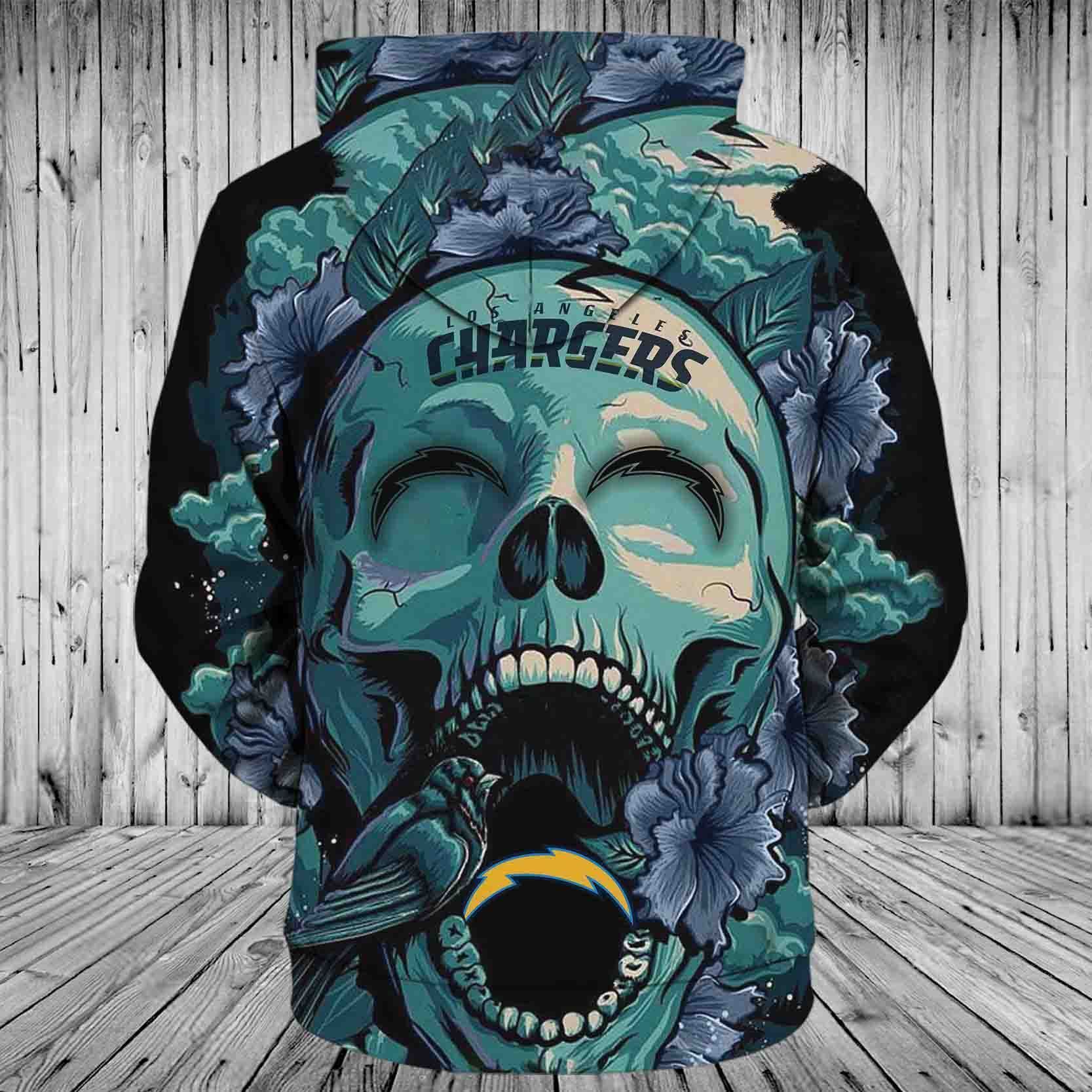 CHARGERS HOODIE 3D FLOWER1