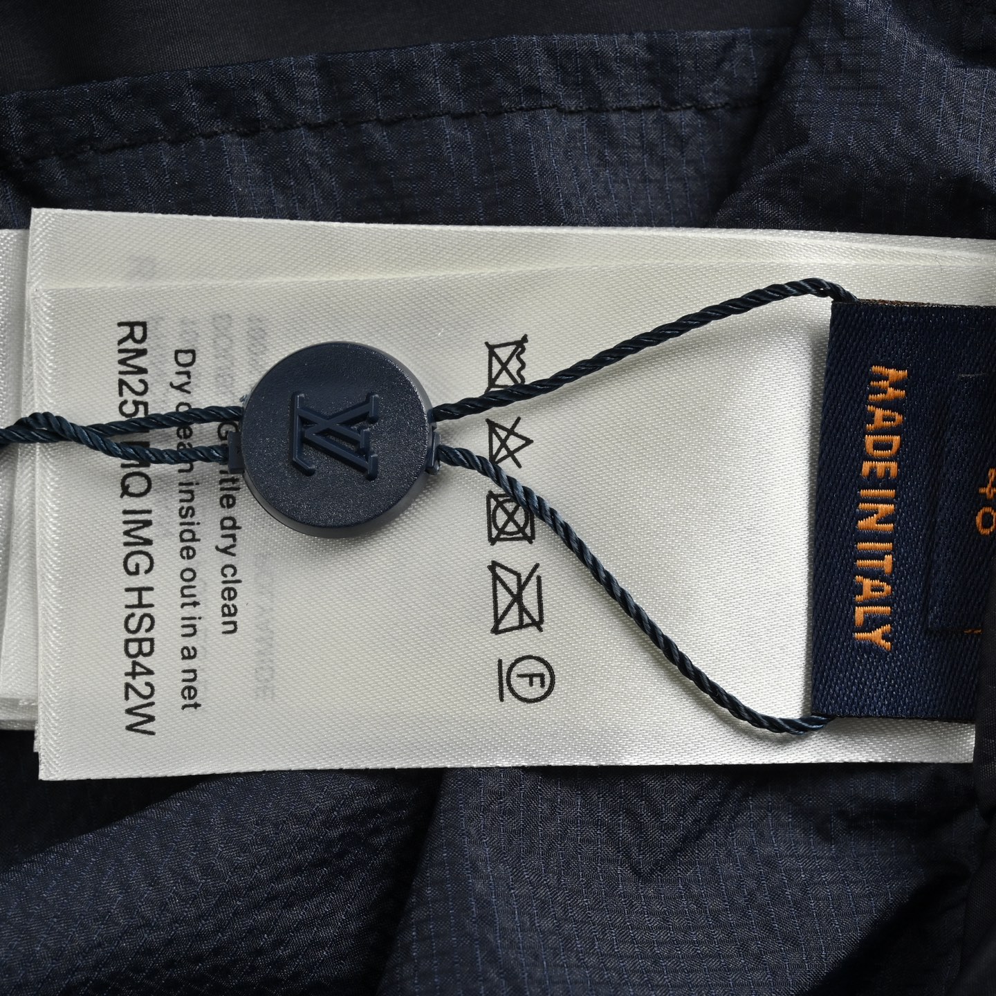 Louis Vuitton patchwork nylon jacquard suit sports trousers