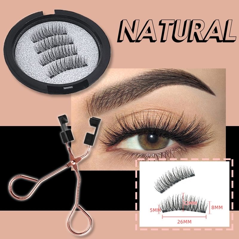 🔥ONLY $9.99/PAIRS🔥REUSABLE MAGNETIC EYELASH KIT
