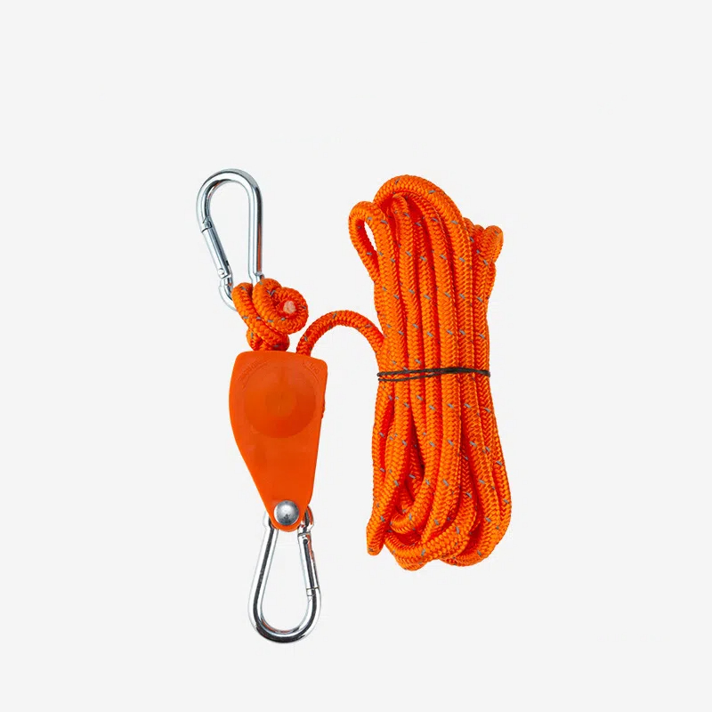 ⛺⛺Ratchet pulley rope hanger tent reflective wind rope