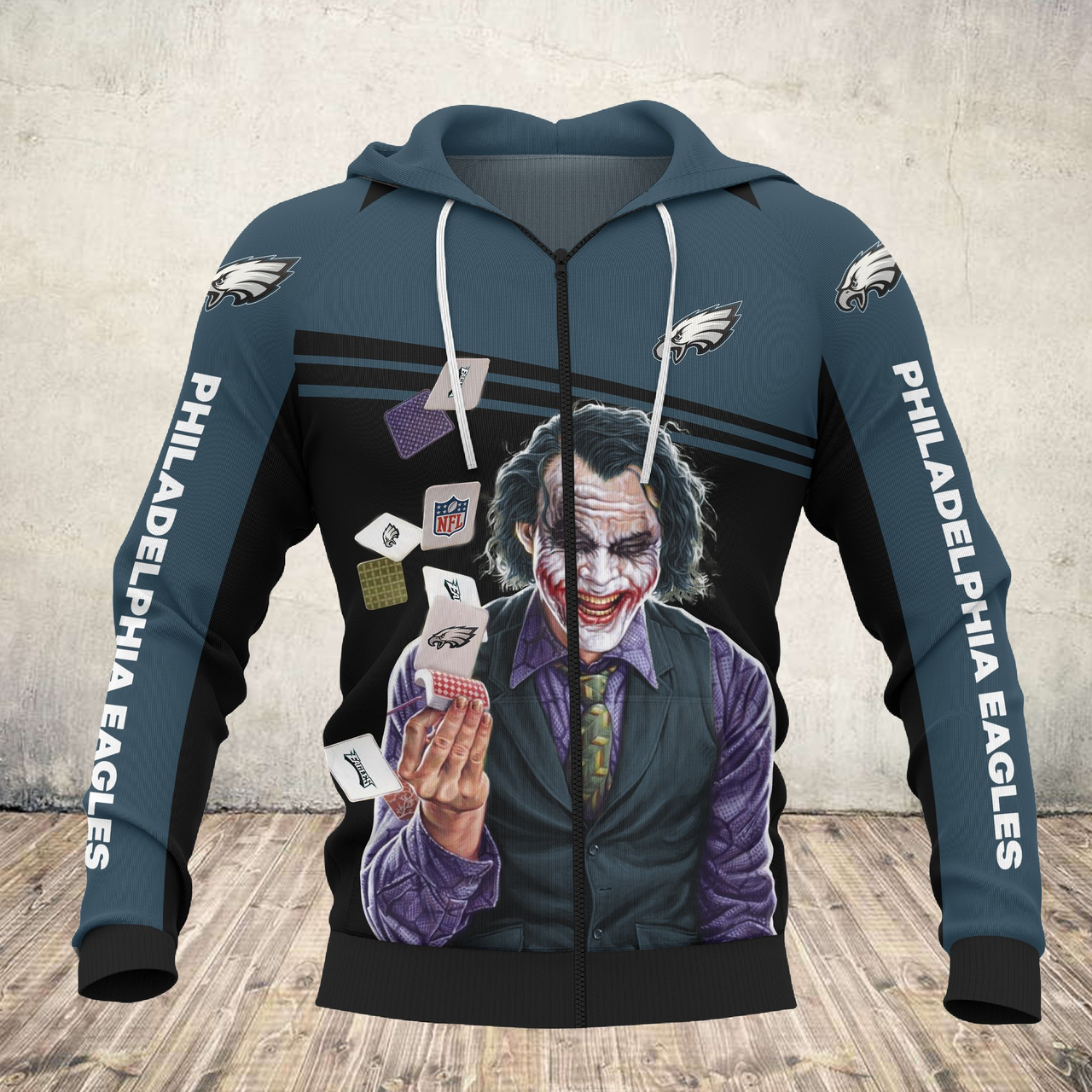 PHILADELPHIA EAGLES 3D HOODIE PPEE016