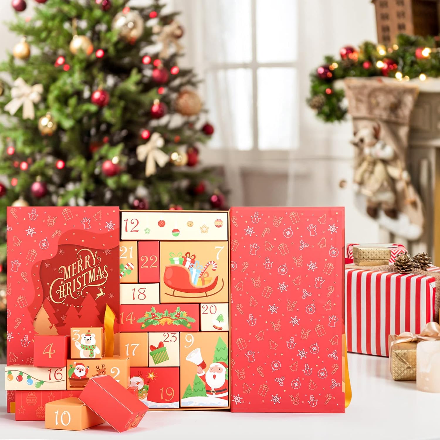 🔥CHRISTMAS ON SALE🔥Christmas Advent Calendar 2024 Gift Boxes