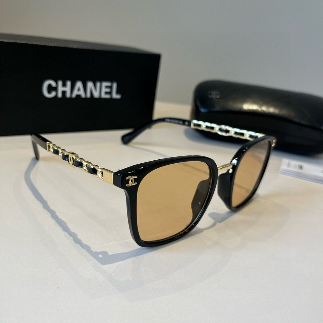 Chanel round frame sunglasses