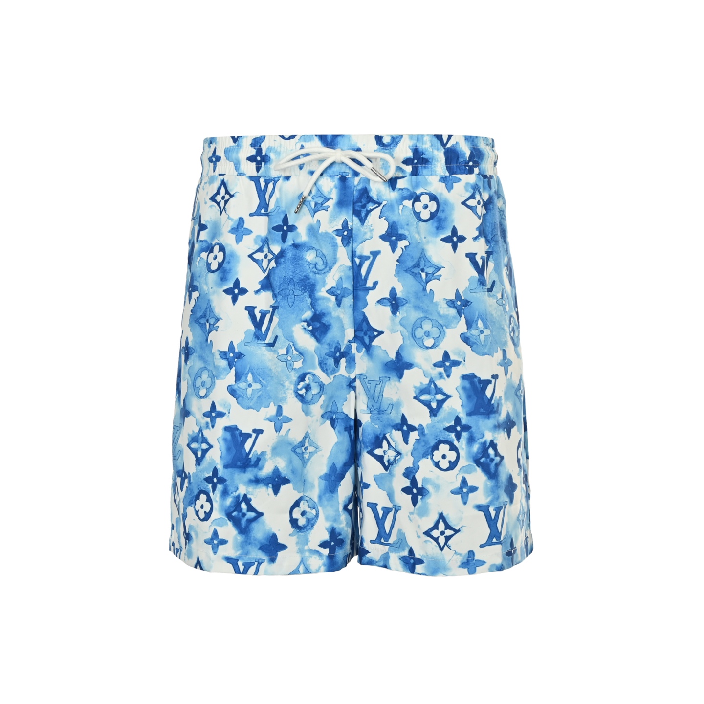 Louis Vuitton 25ss full print monogram ink rendering beach shorts