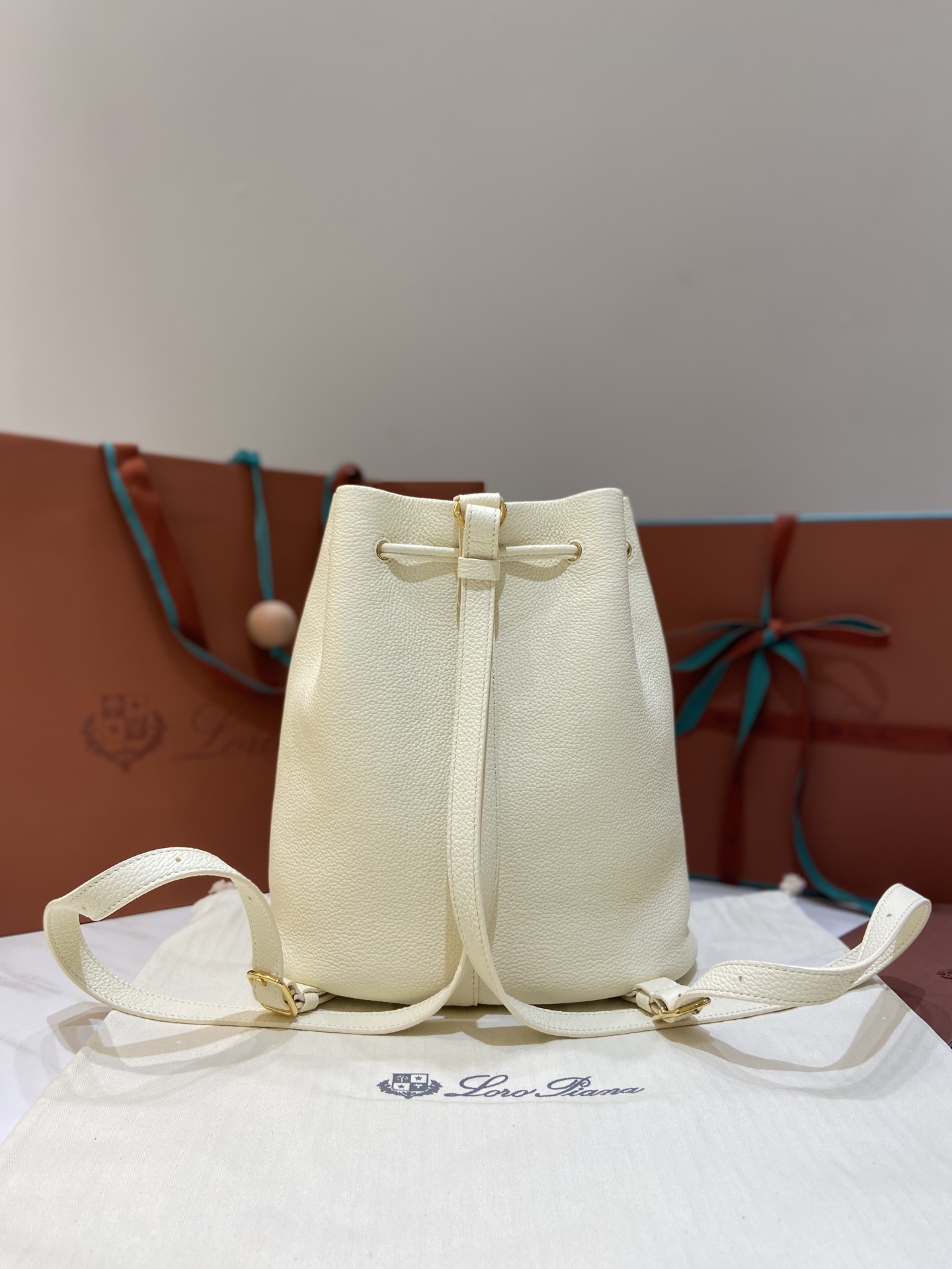 Loro Piana Extra Drawstring Backpack