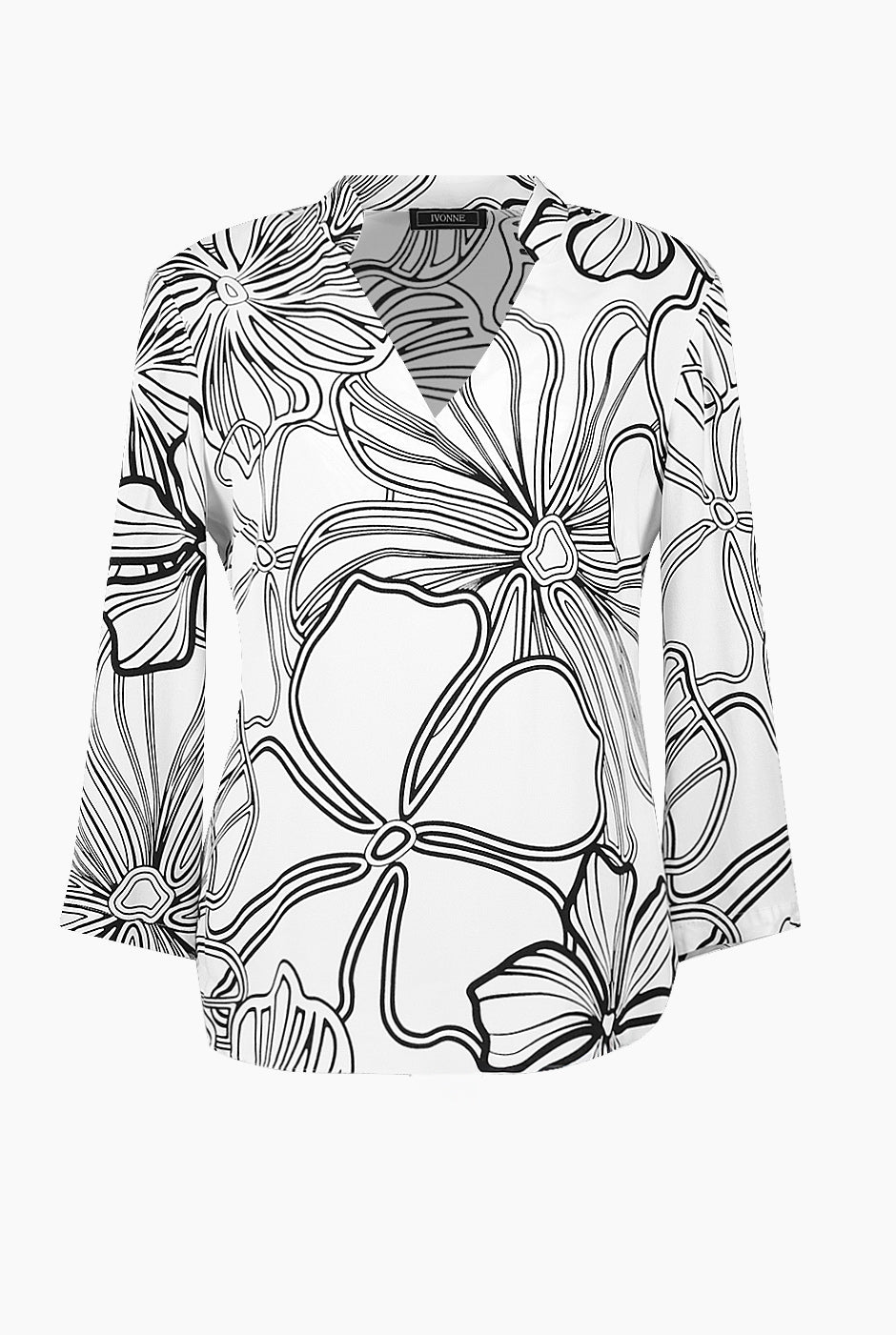 Blusa con elevadores en mangas