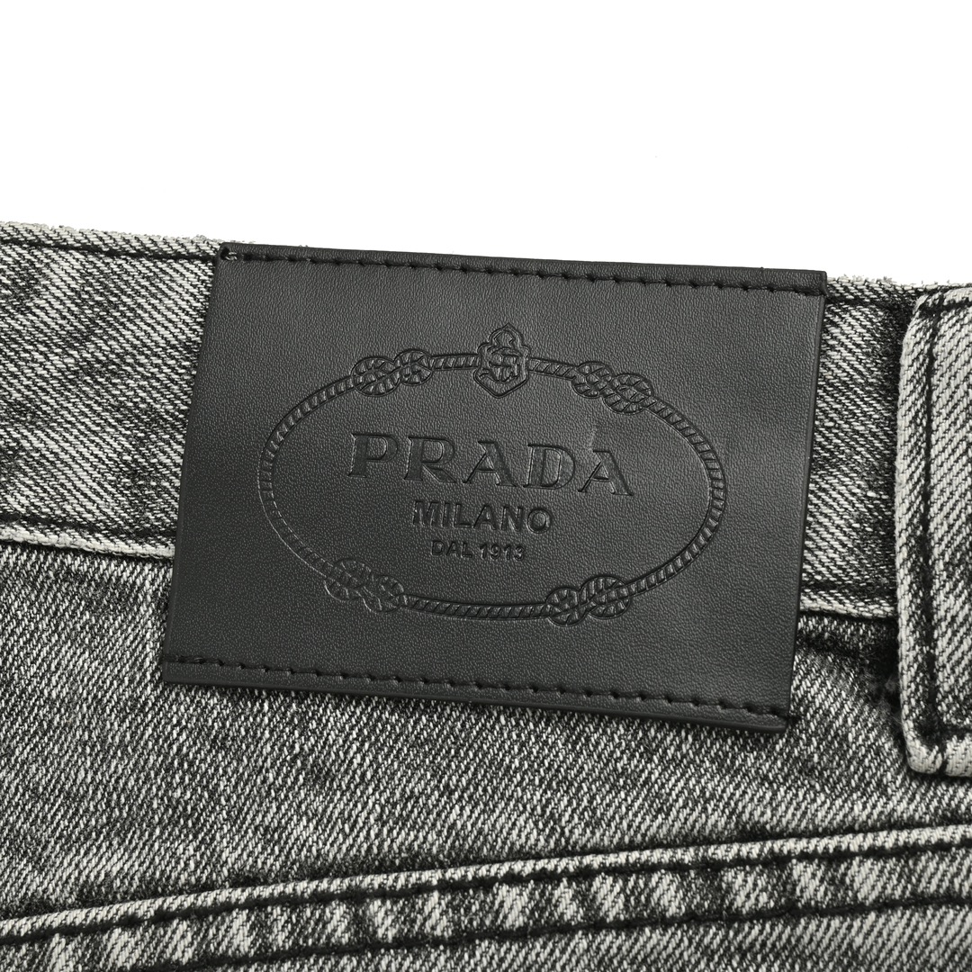 Prada Back Triangle Logo Jeans