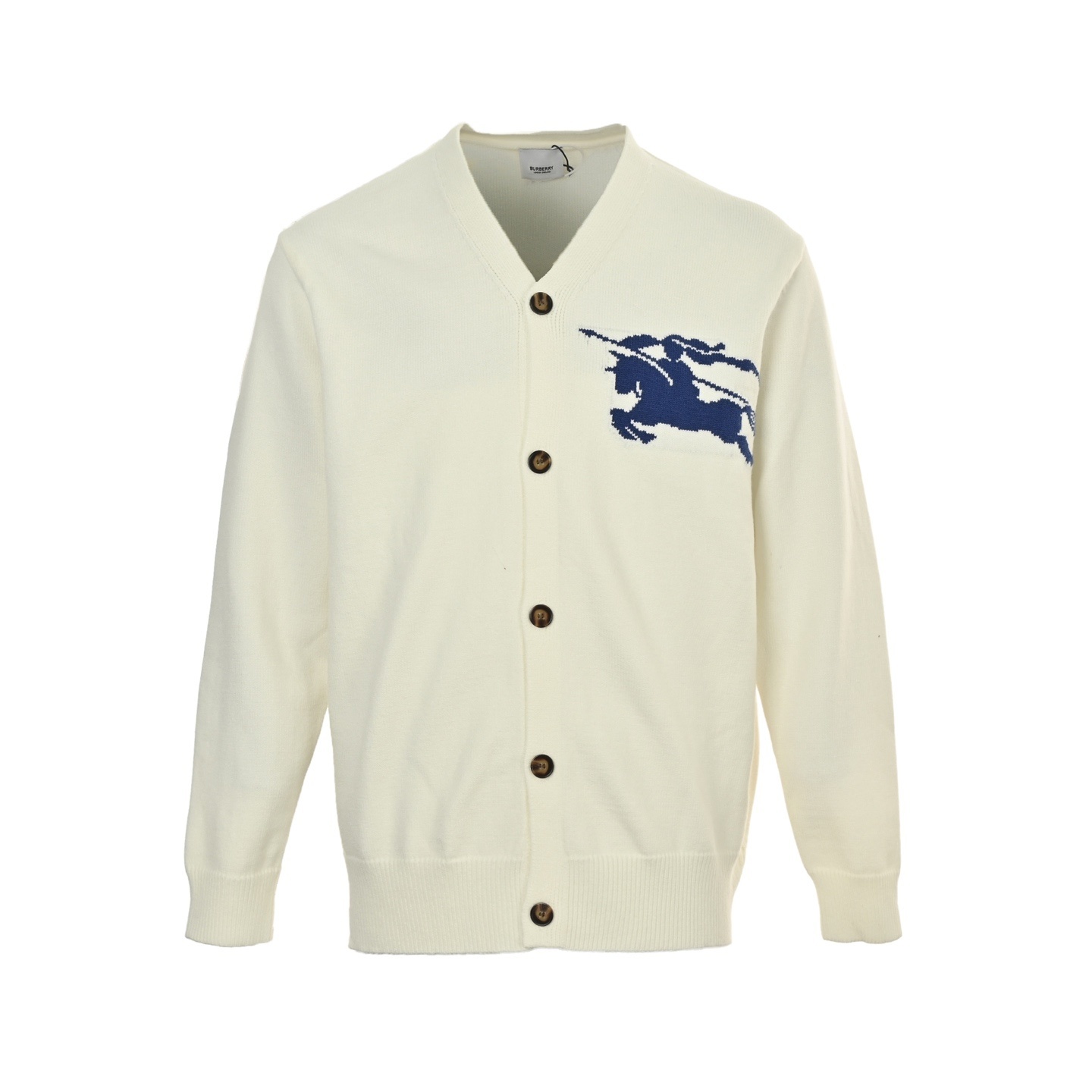 Burberry 25Fw Warhorse Jacquard Cardigan Sweater