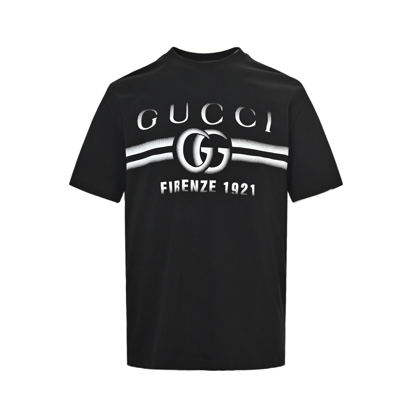 Gucci 24ss gradient belt print short sleeves