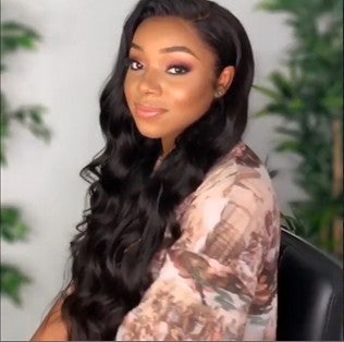 New frontal lace wig body wave