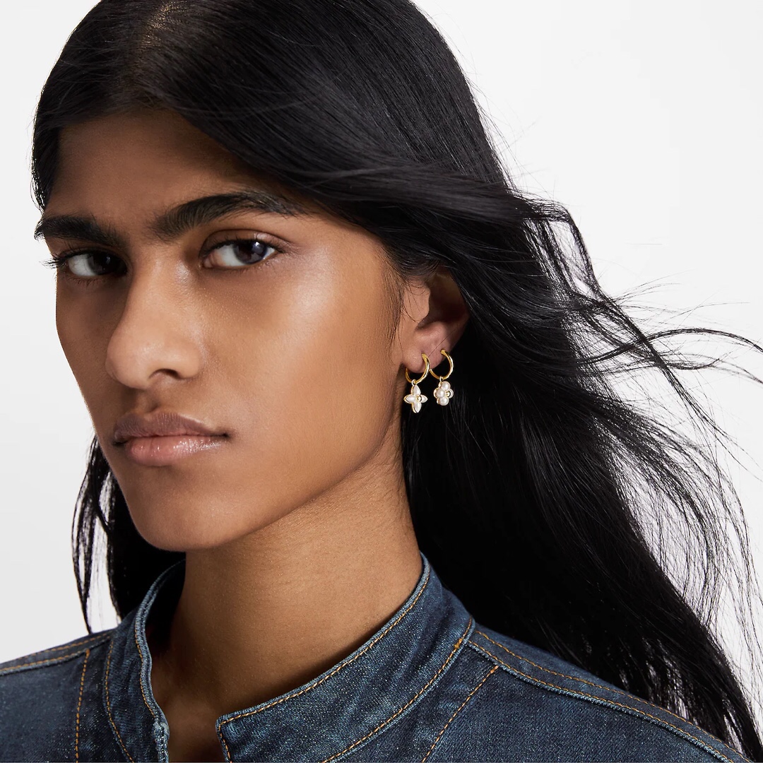 Louis Vuitton Small Flower Three-piece Earring Set