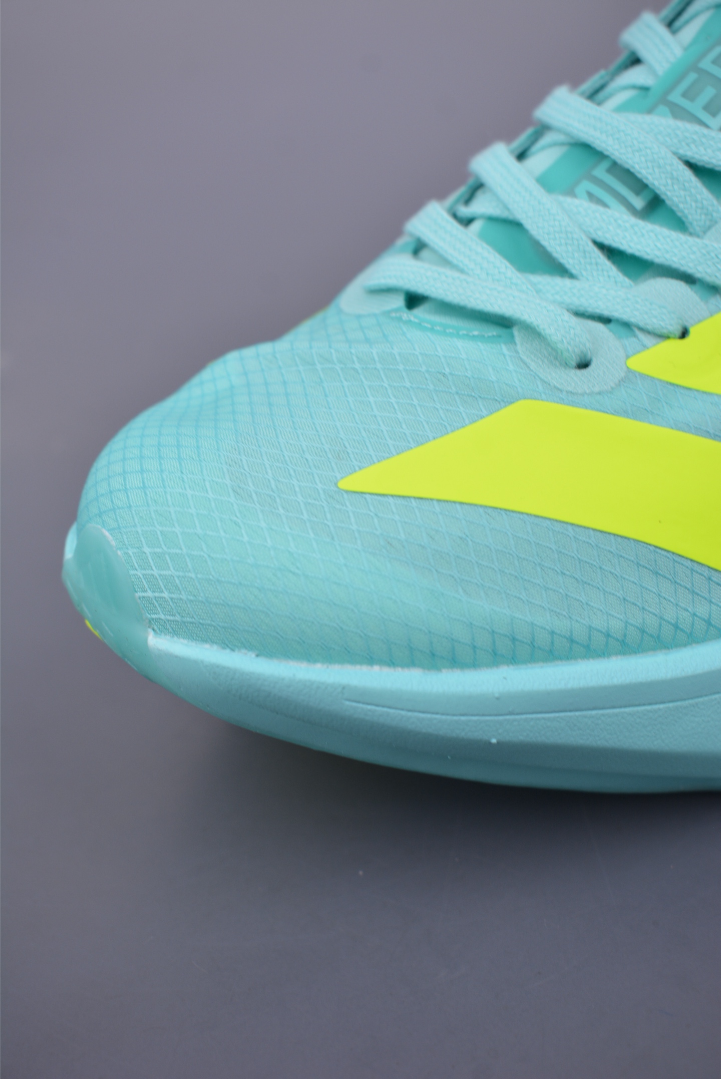 Adidas Adizero Adios Pro Evo 4 Running Shoes Network Light Blue Fluorescent Green JR1251