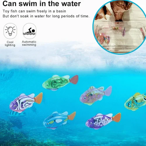 (🔥LAST DAY HOT SALE-SAVE 50%OFF)Electronic Pet Fish-BUY 6 GET 10% OFF & FREE SHIPPING