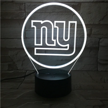 NEW YORK GIANTS 3D LED LIGHT LAMP