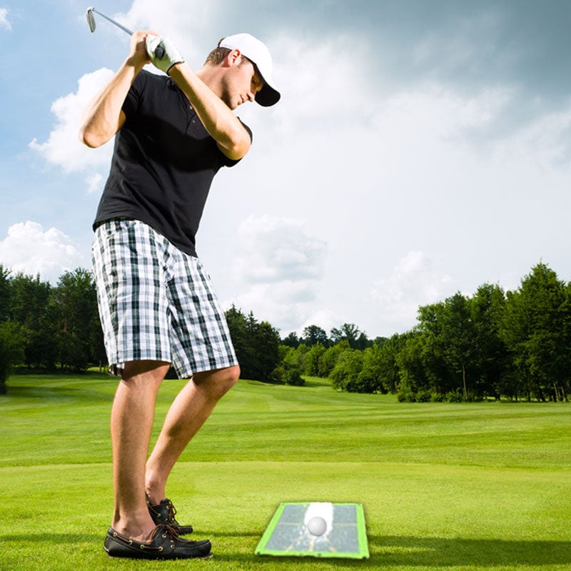 Golf Training Mat for Swing Detection Batting⛳️