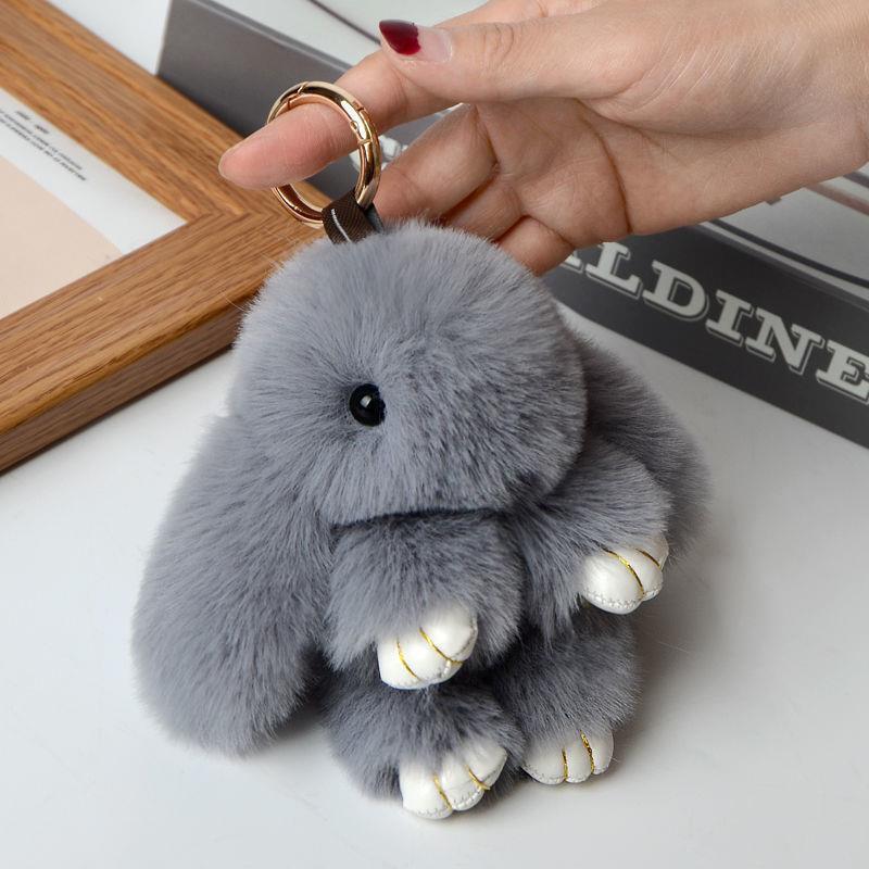 🐰 Handmade Soft Bunny Plush Pendant