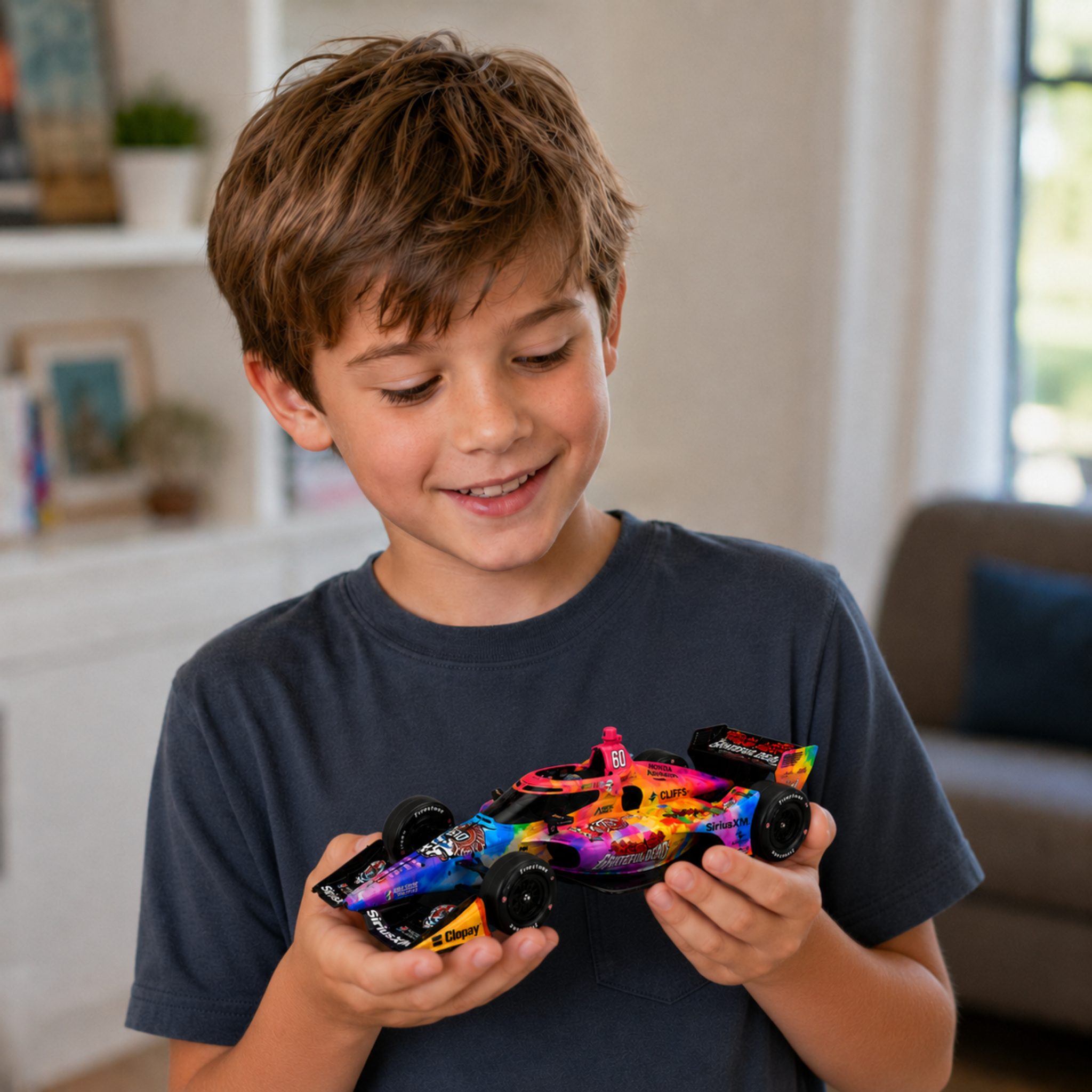 🌈 SiriusXM x CREED 2025 Indy 500 1:32  Race Car Model 🏎