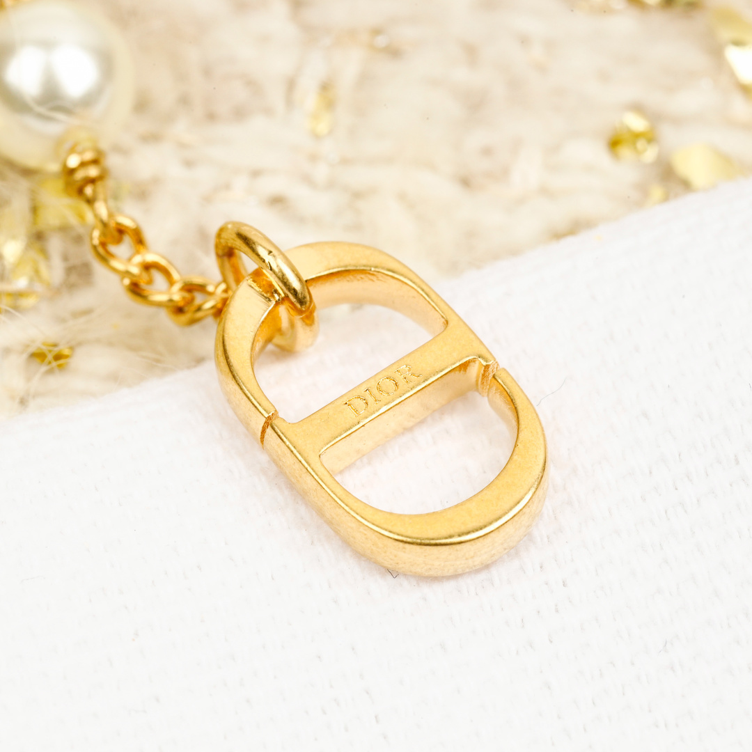 Dior CD tassel earrings
