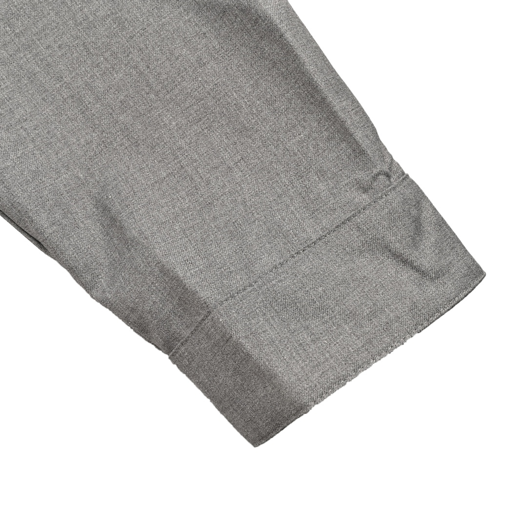 Prada 24Fw wool triangle label shirt jacket