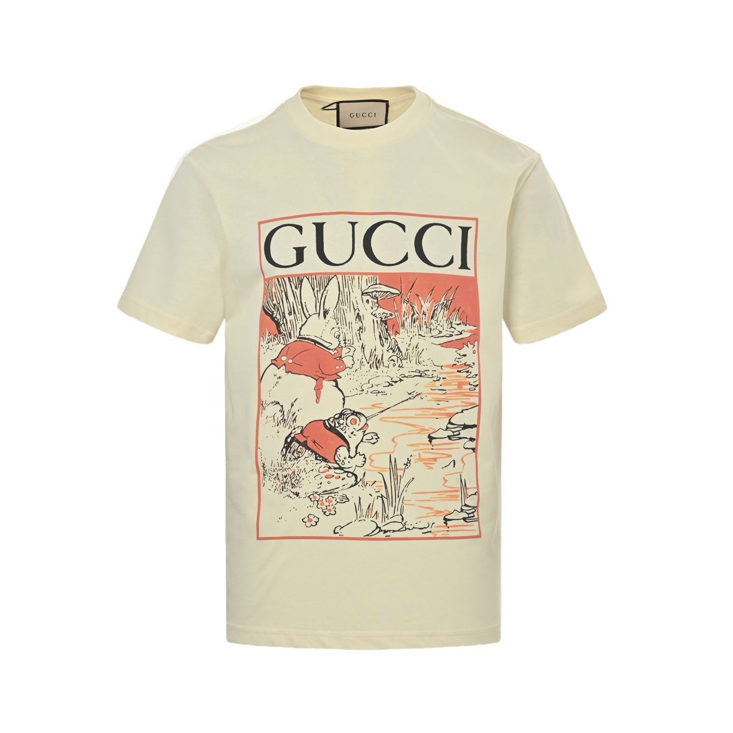 Gucci 24ss cartoon print short sleeve