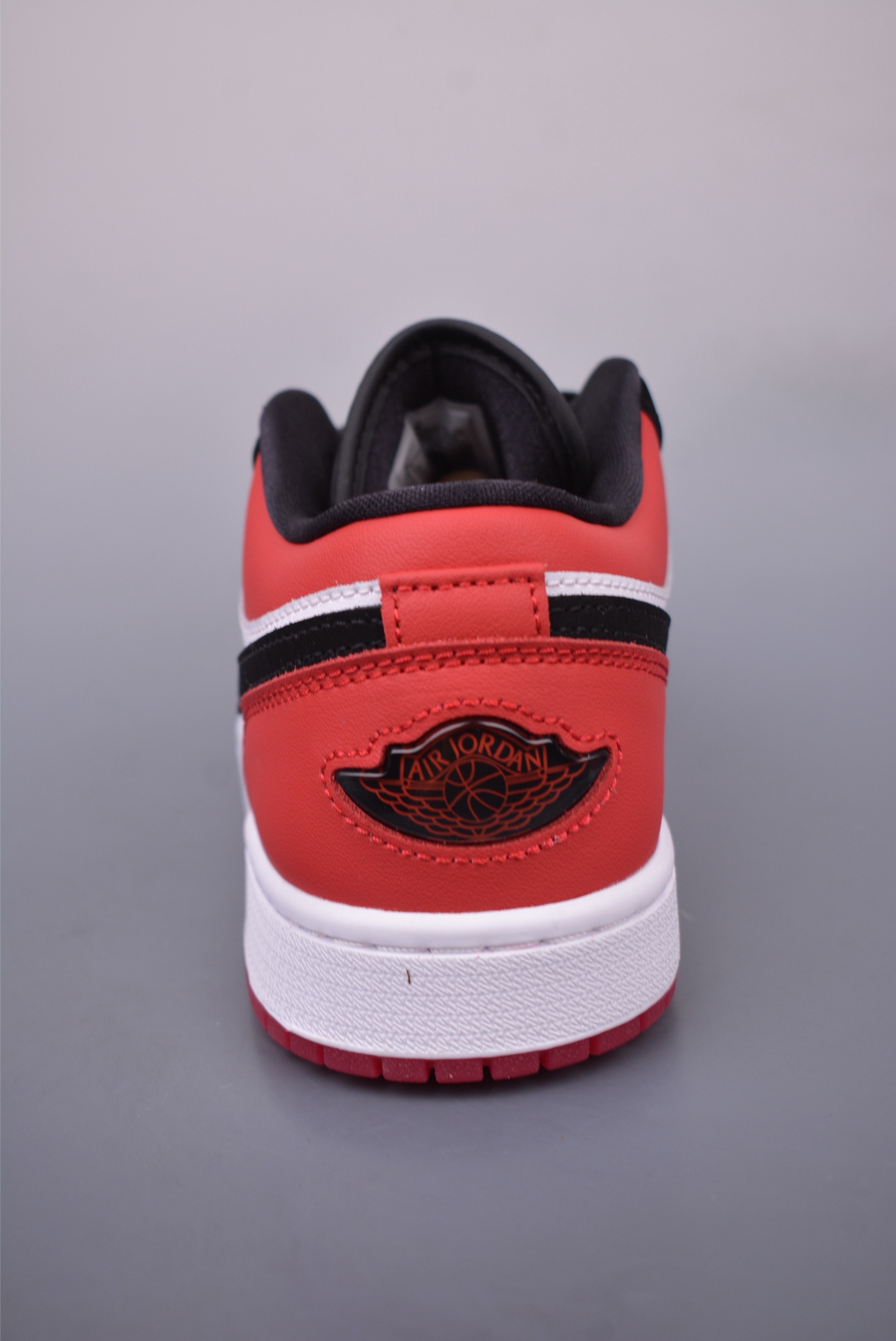 Nike Air Jordan 1 LowAJ1 basketball shoes New Black and White Red Toe IB8971-106