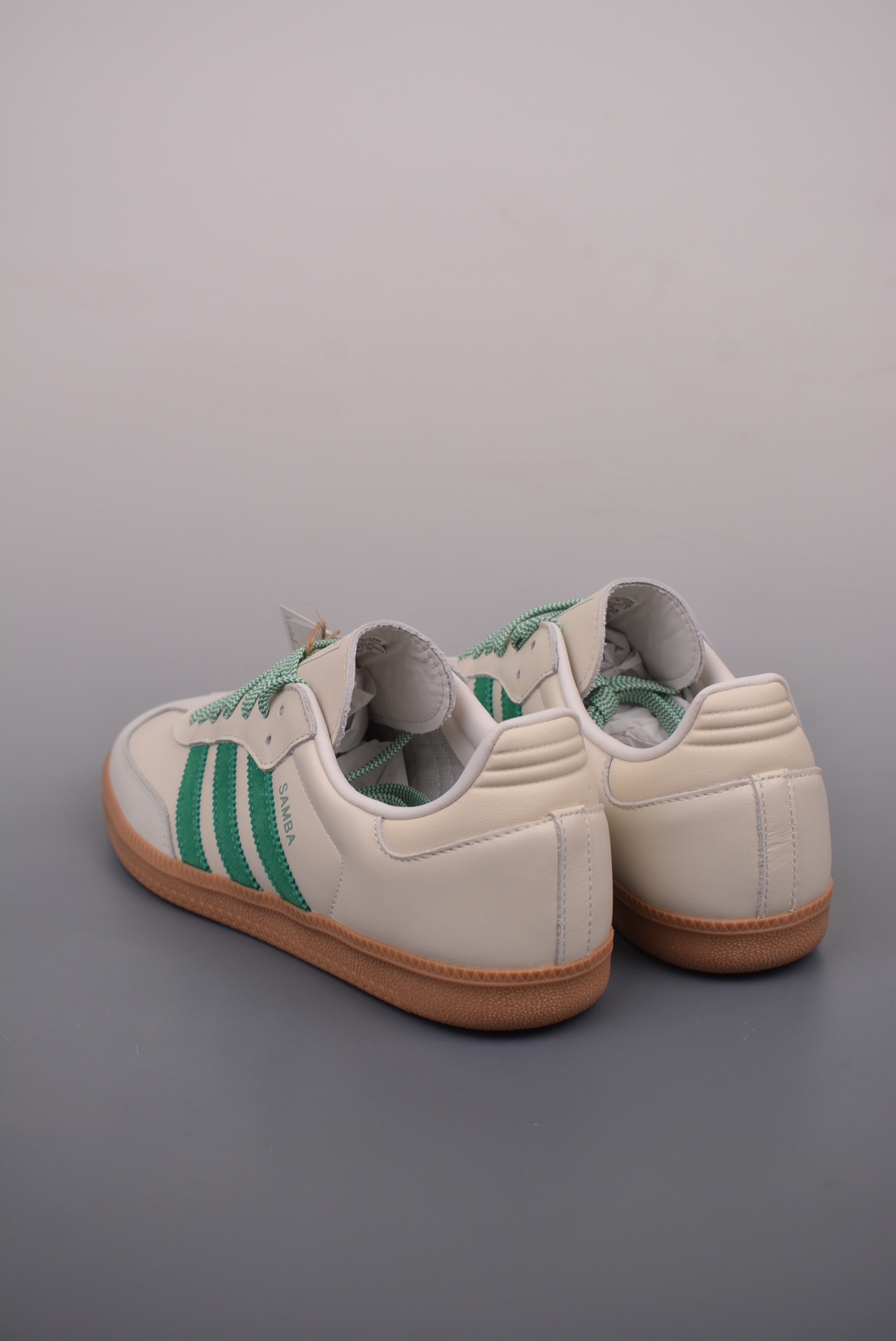 Adidas Originals Samba OG Off White Court Green JI3906
