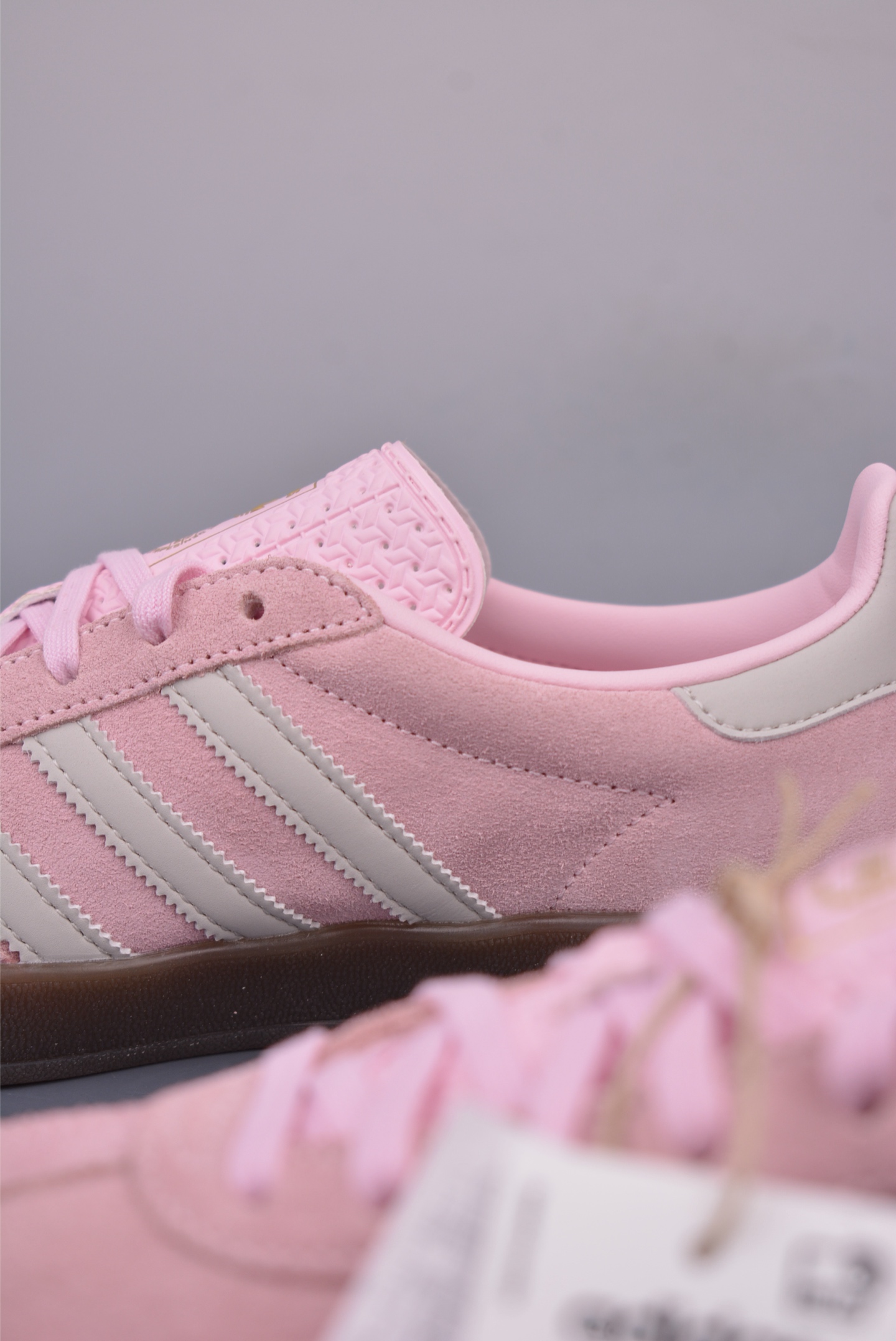 Adidas Gazelle Indoor Trainers Sneakers Pink Caramel Sole JI2715