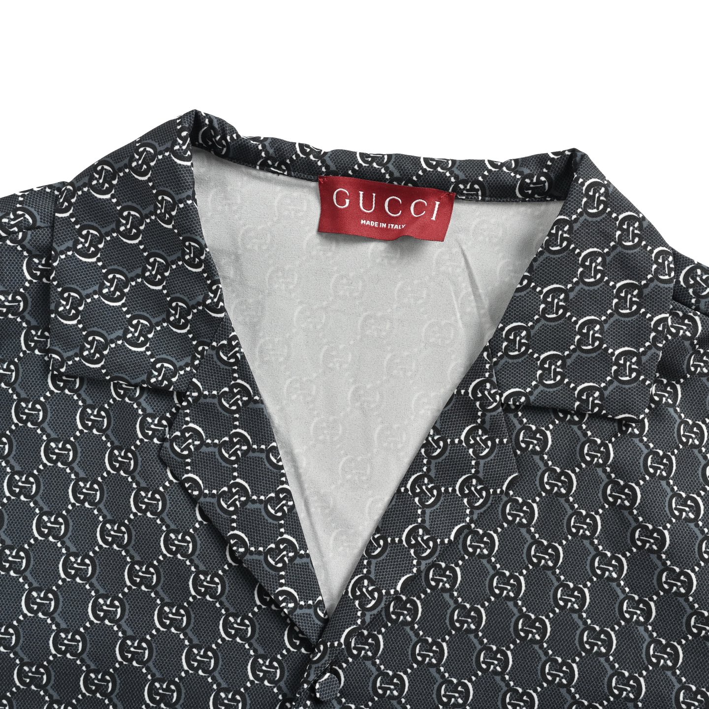Gucci 25ss short-sleeved shirt with monogram print