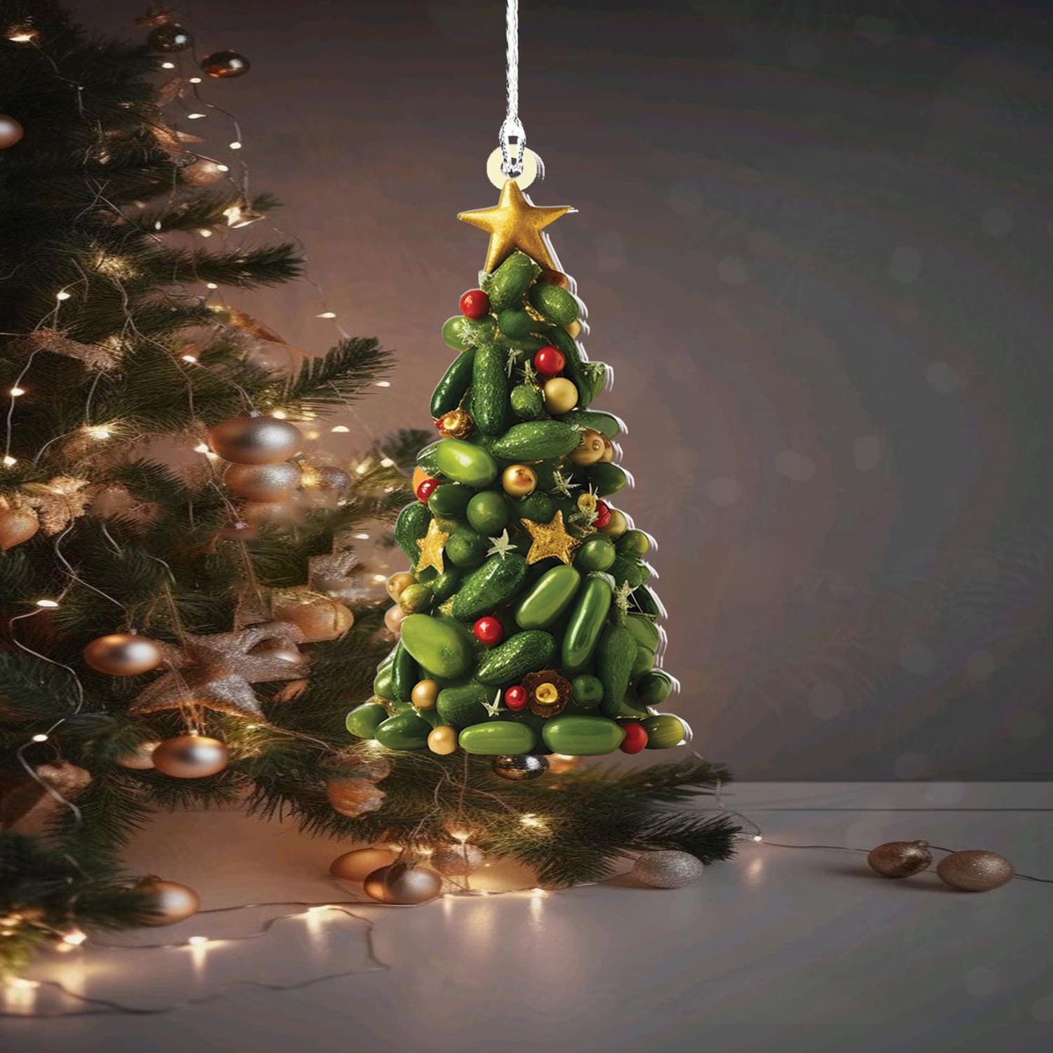 Christmas Pickles Tree Ornament
