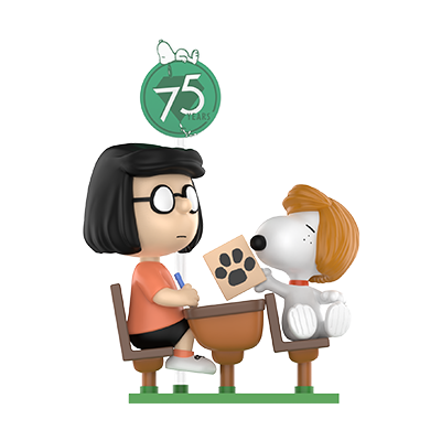 Peanuts 75th Anniversary ISnoopy Comic Life Series Figures