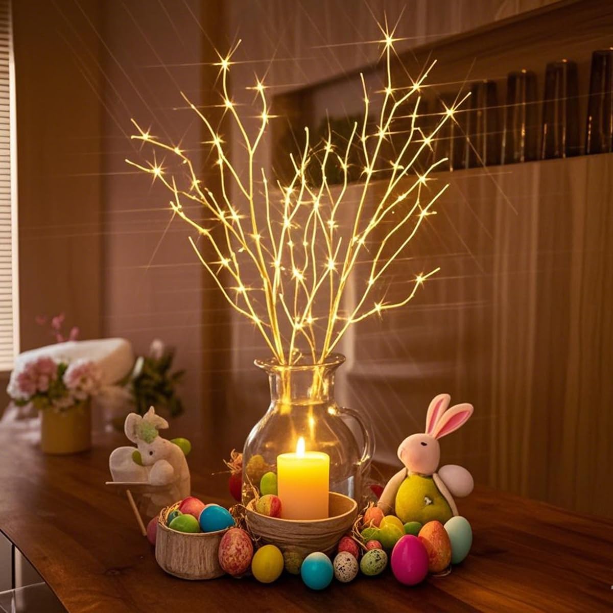 🔥Super Sale - 49% OFF🔥100 LED Lighted Branches with Timer