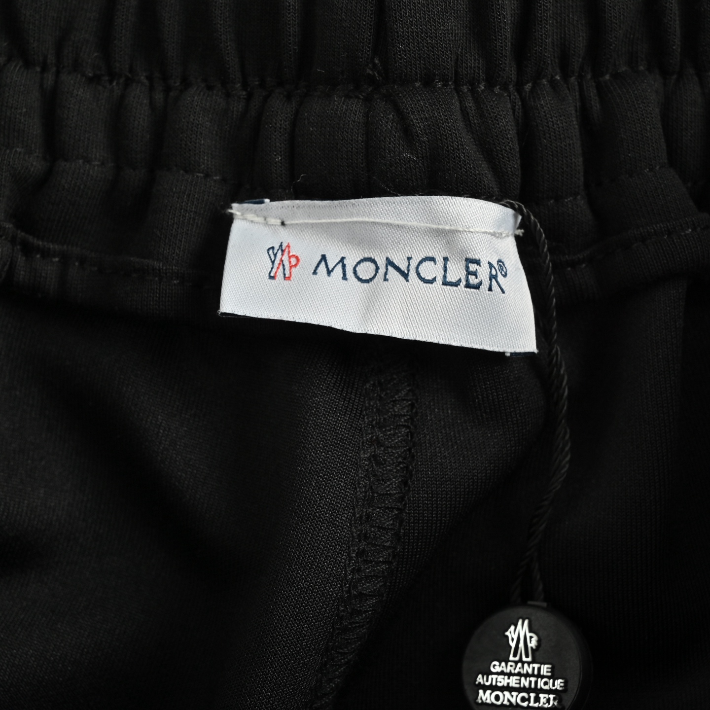 Moncler 25ss side webbing lettering jacquard shorts