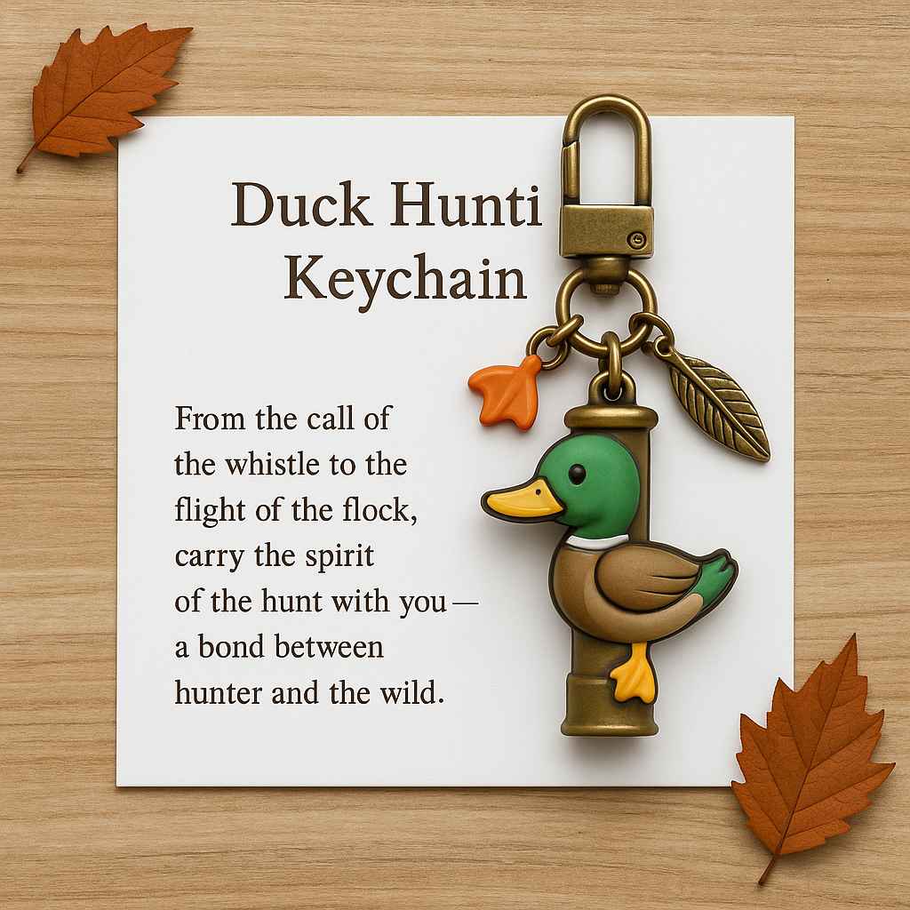 Duck Hunting Keychain