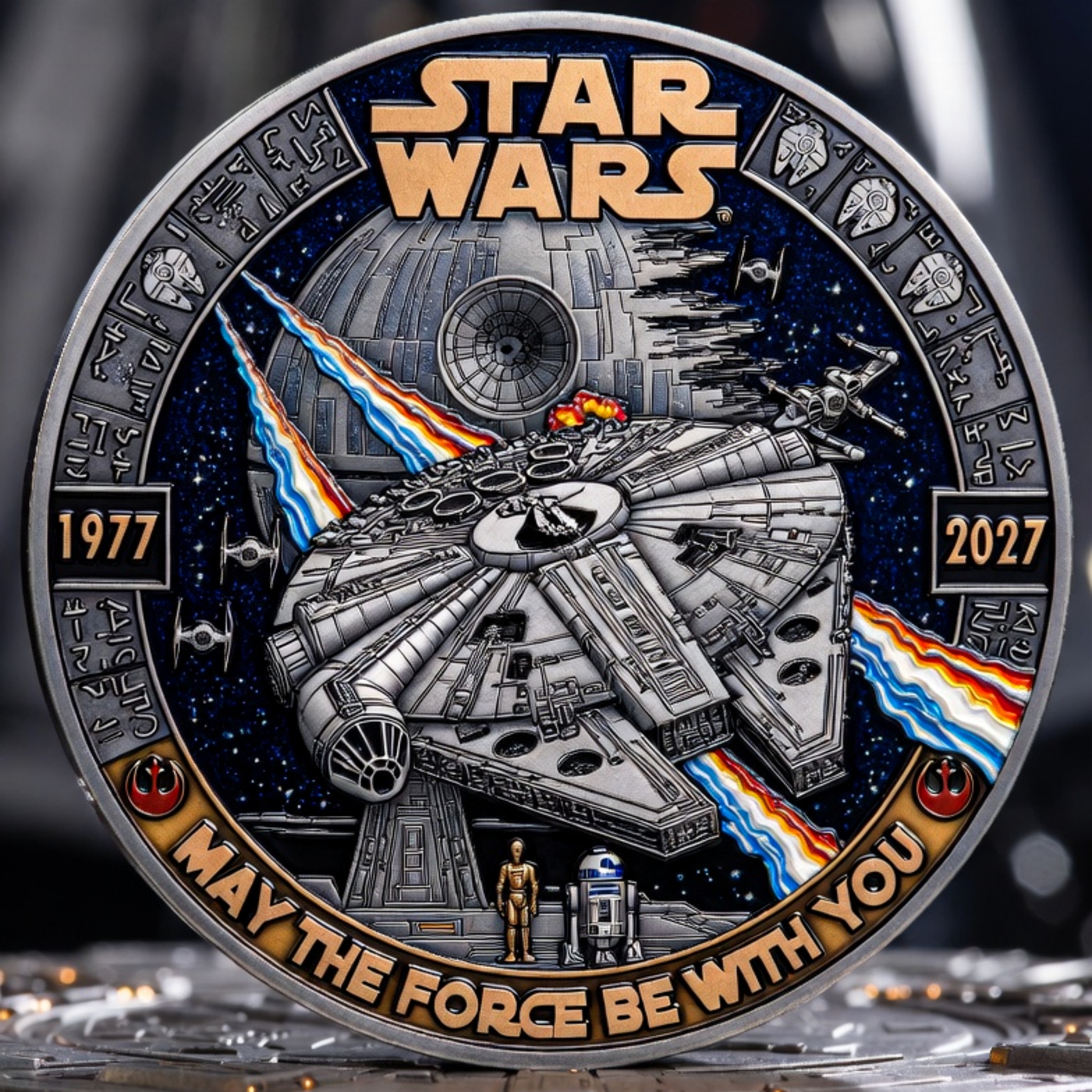 Star Wars 50th Anniversary Coin