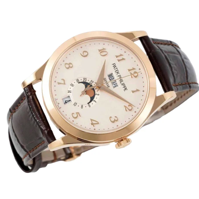 Patek Philippe Complications 5396R-012 “Rose Gold Silvery Dial” Premium Replica 1:1