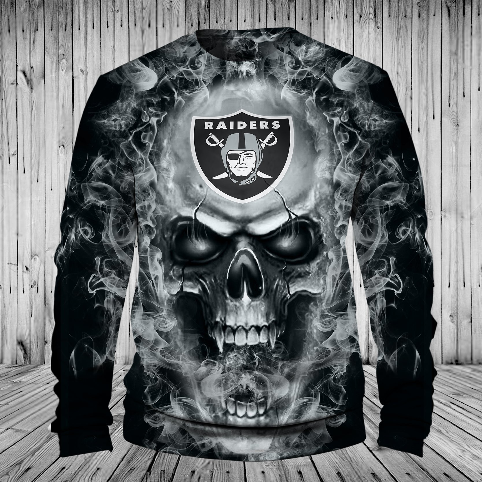 RAIDERS HOODIE 3D SKULL 83