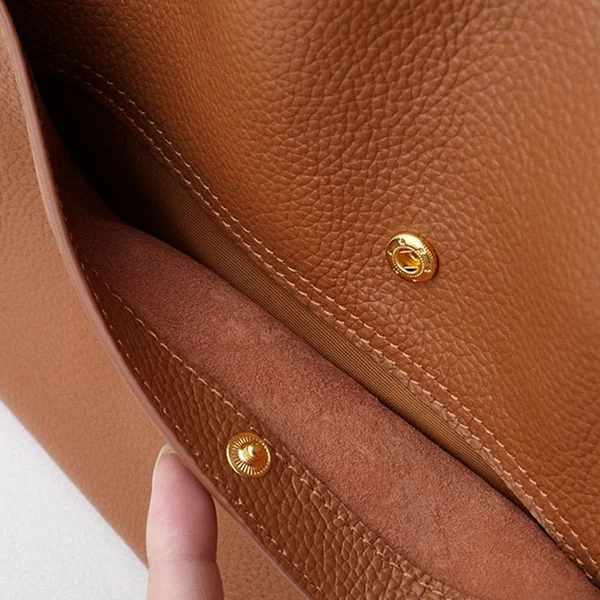 ⏰Solid color simple PU leather shoulder bag⏰（Last day of special sale）