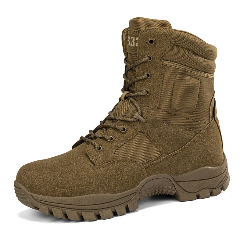 Men's Outdoor Waterproof Non-Slip Tactical Research Boots Work Combat Boots (Durability Upgrade)
