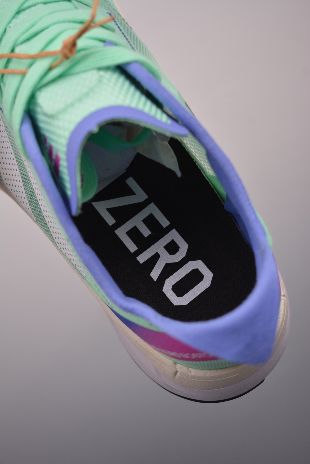 Adidas adizero Boston 11 blue, white and purple HQ3696