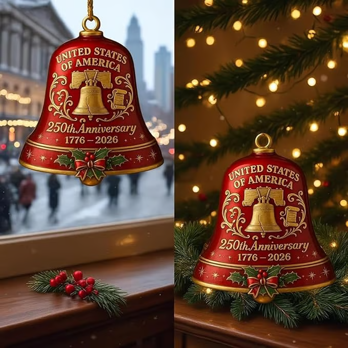 🔔United States 250th Anniversary Bell Ornament