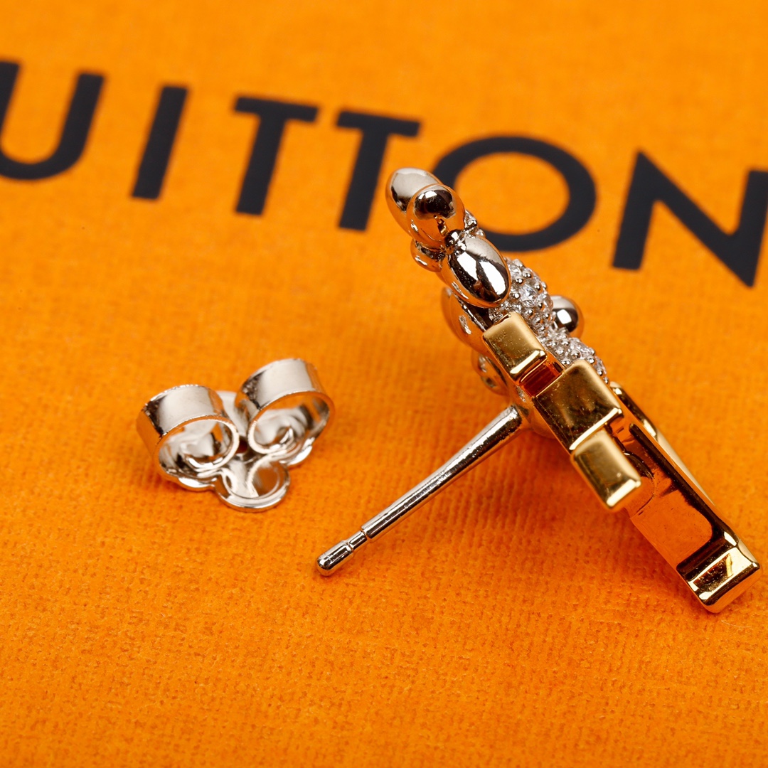 Louis Vuitton Mascot Diamond Earrings